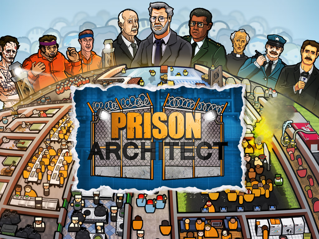 Картинки по запросу prison architect poster